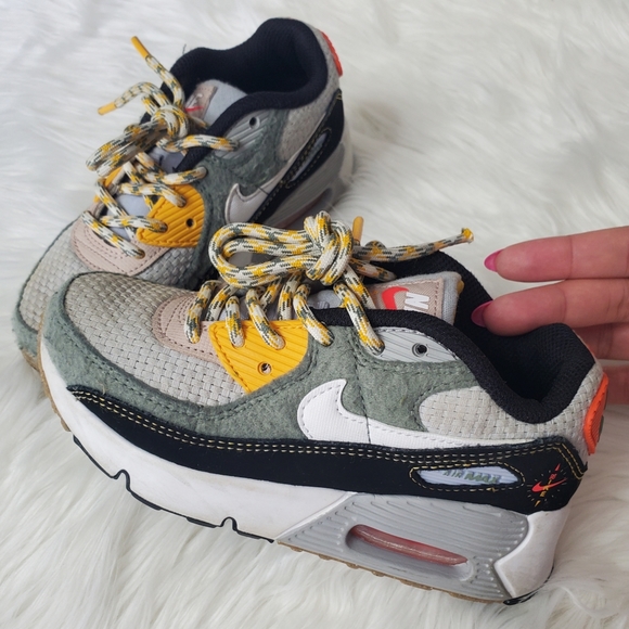 Nike Air Max 90 Buckle Spiral Sage (PS) - Picture 4 of 11